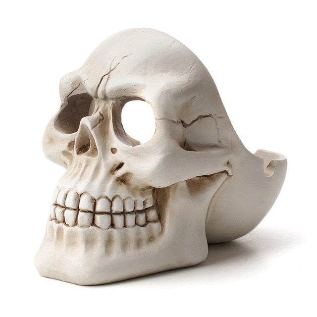 Skull Ashtray Statue